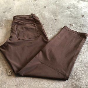 LULULEMON Men’s ABC Pants Color Brown size 36...LL
